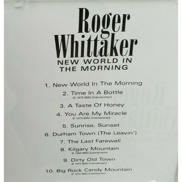 Vintage Roger Whittaker New World in the Morning Vocal 1 Disc CD - Picture 5 of 9